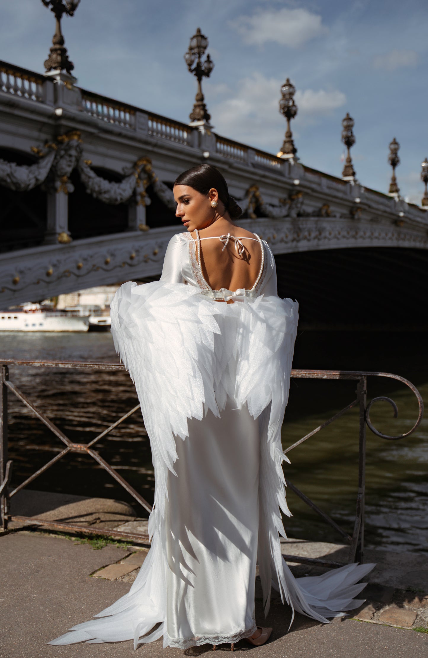 Dress – “Angel” with long sleeves