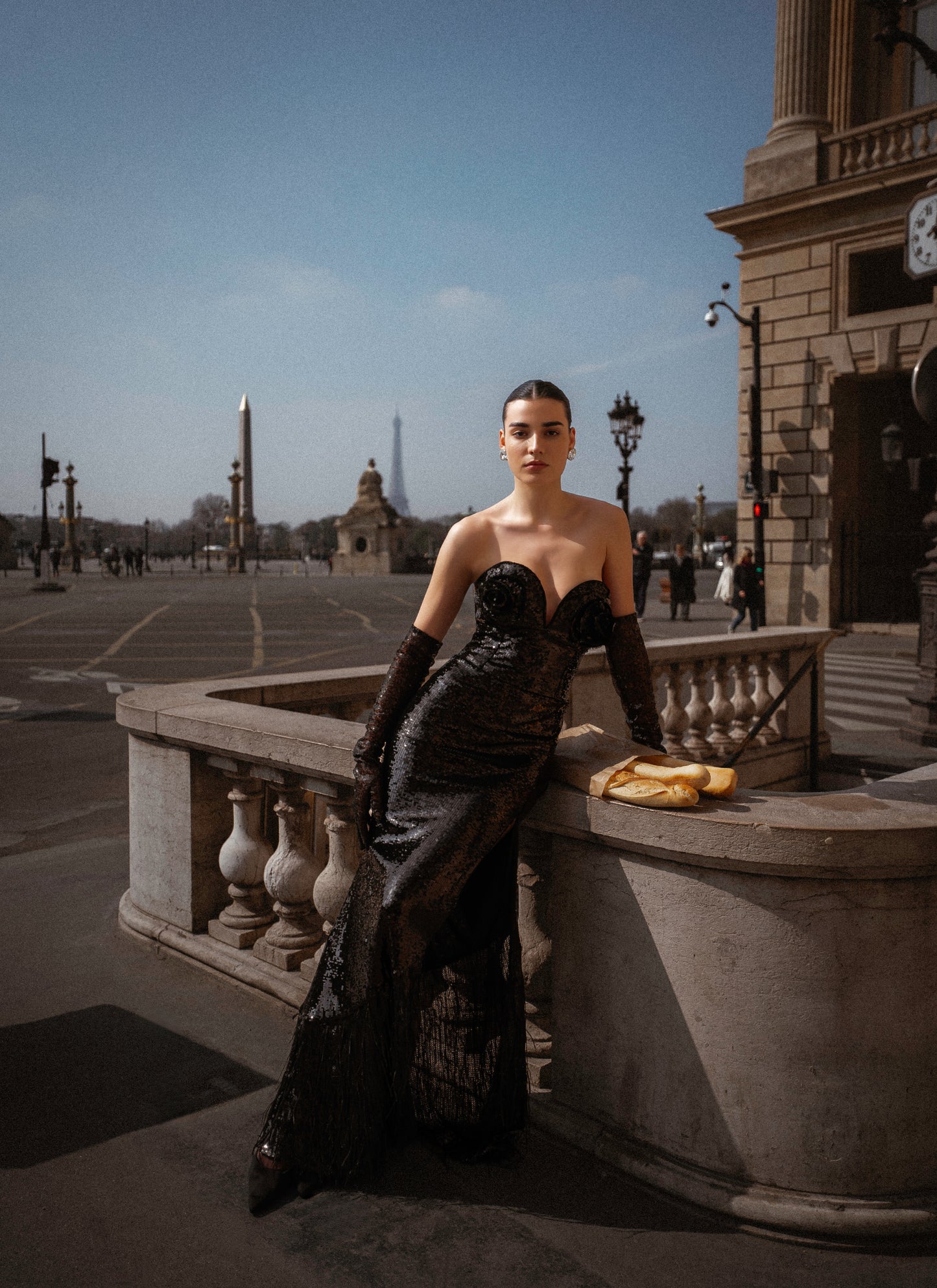 Couture dress "La Rose Noire"