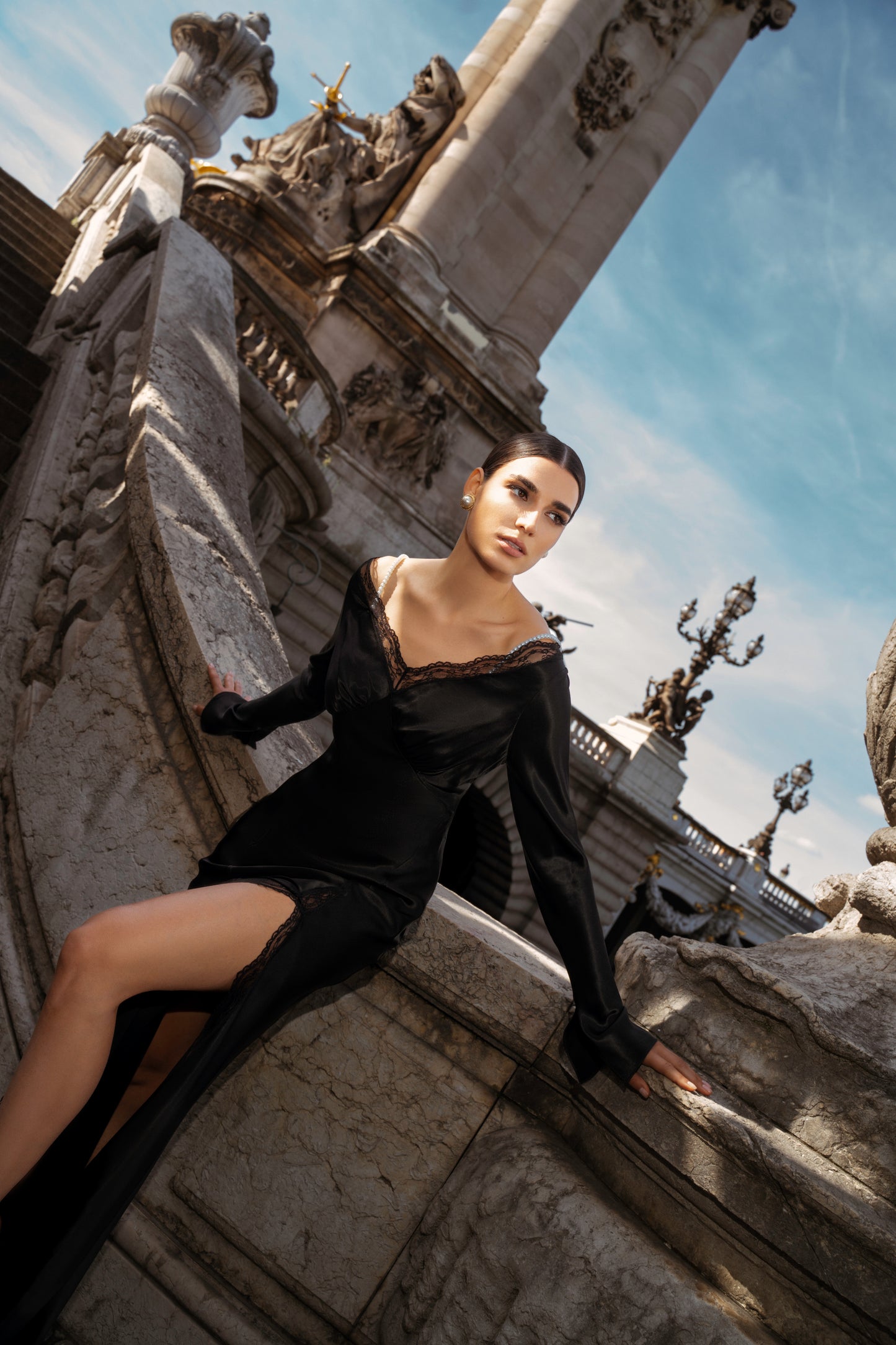 Dress – “Angel” with long sleeves