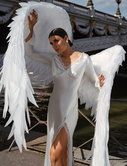 Dress – “Angel” with long sleeves