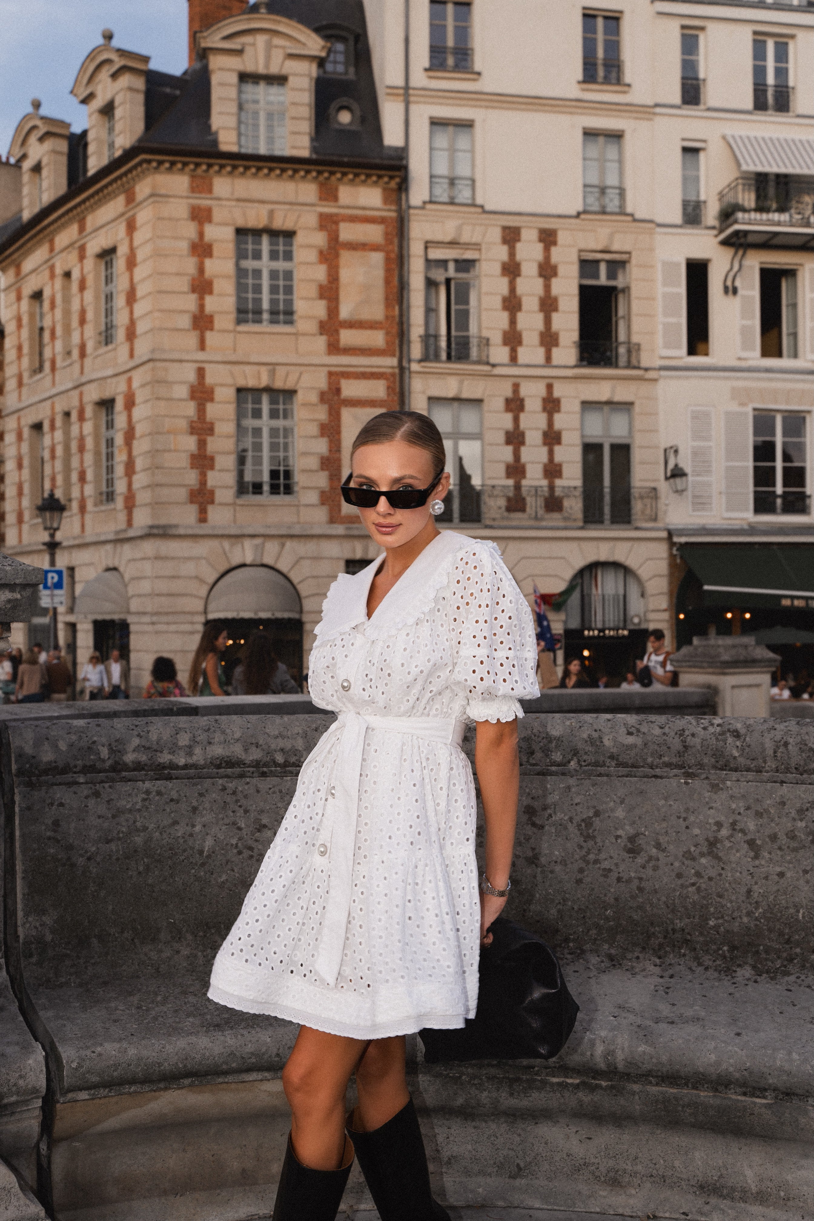 White Parisian dress – LMRPARIS