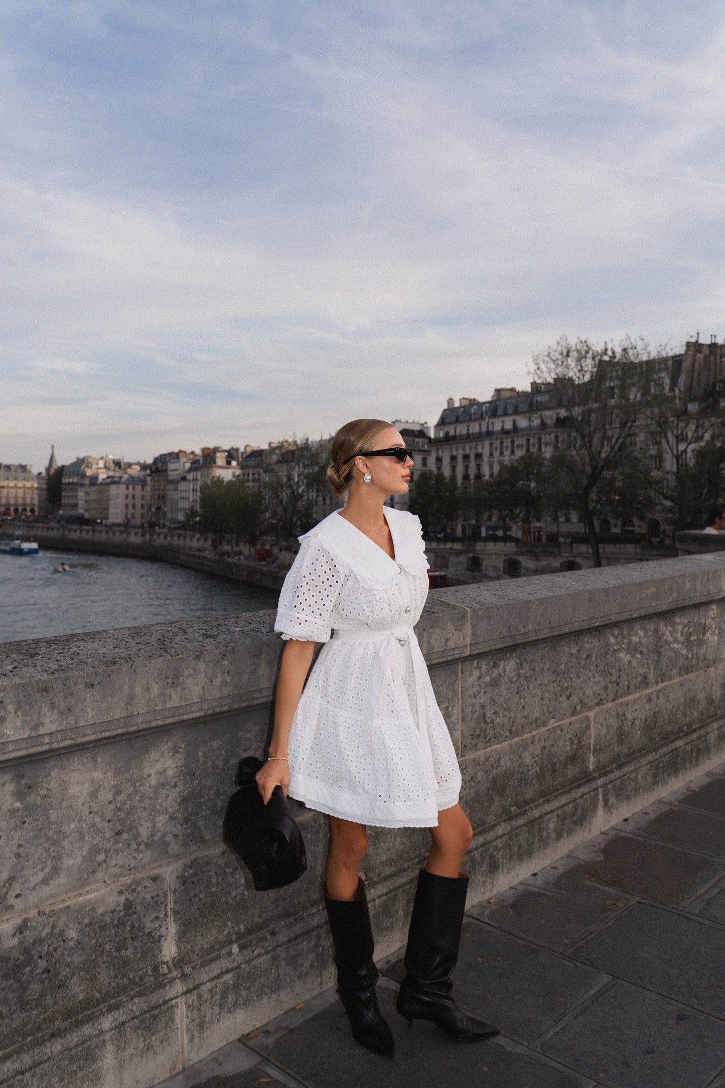 White Parisian dress