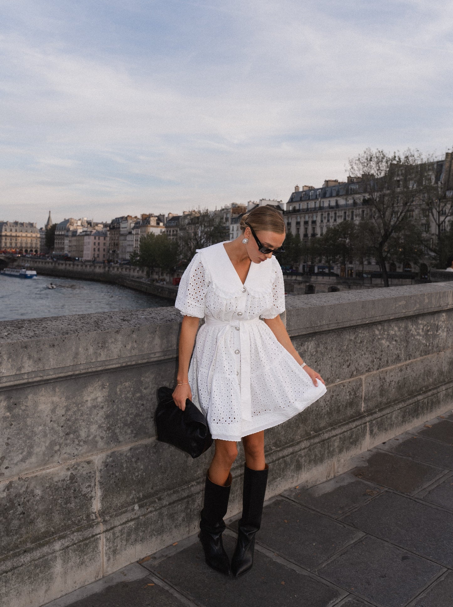 White Parisian dress