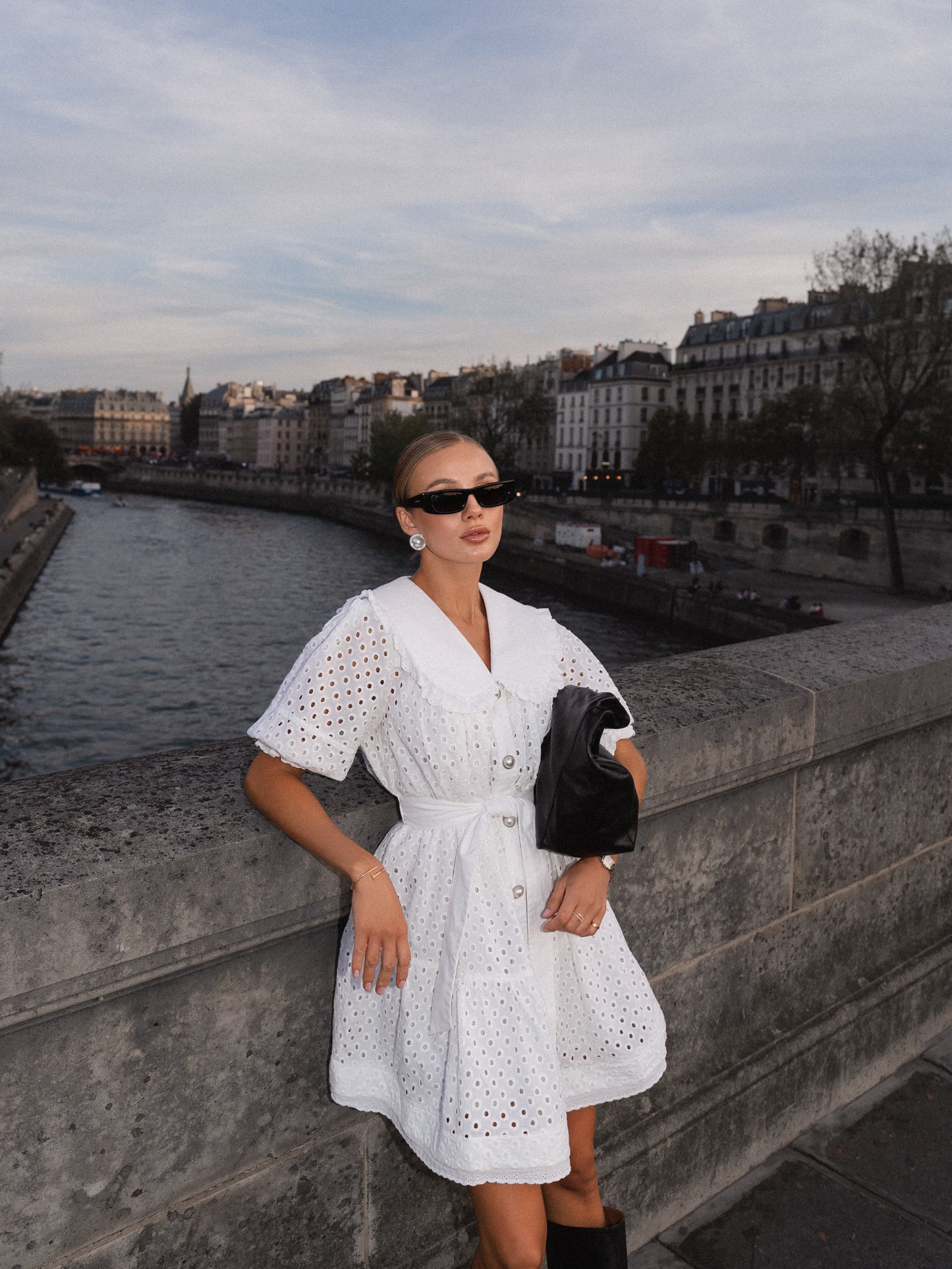 White Parisian dress