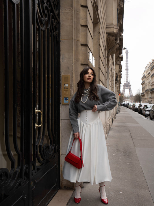 "Pearl" balloon skirt