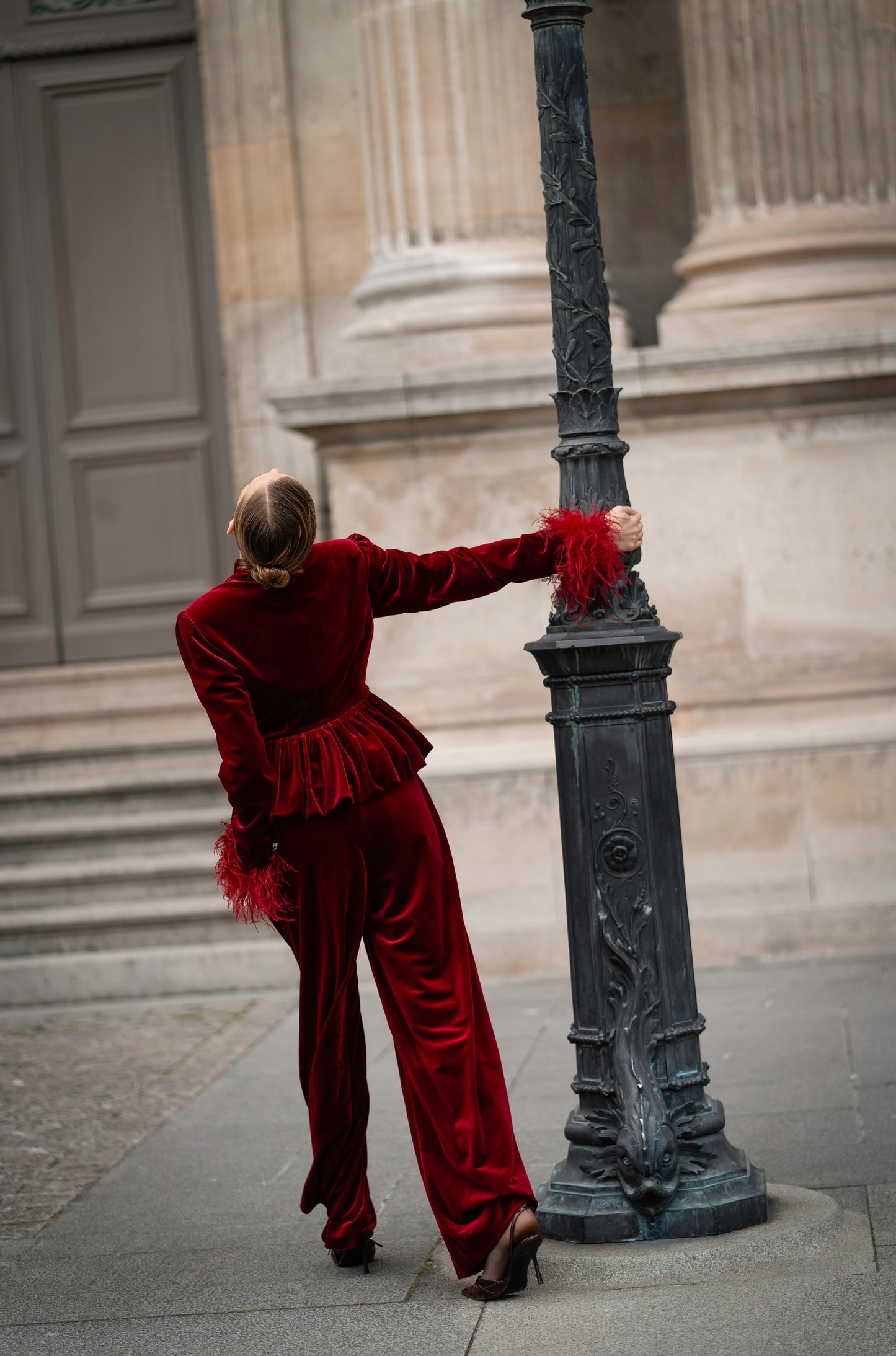Velvet suit “L’impératrice”