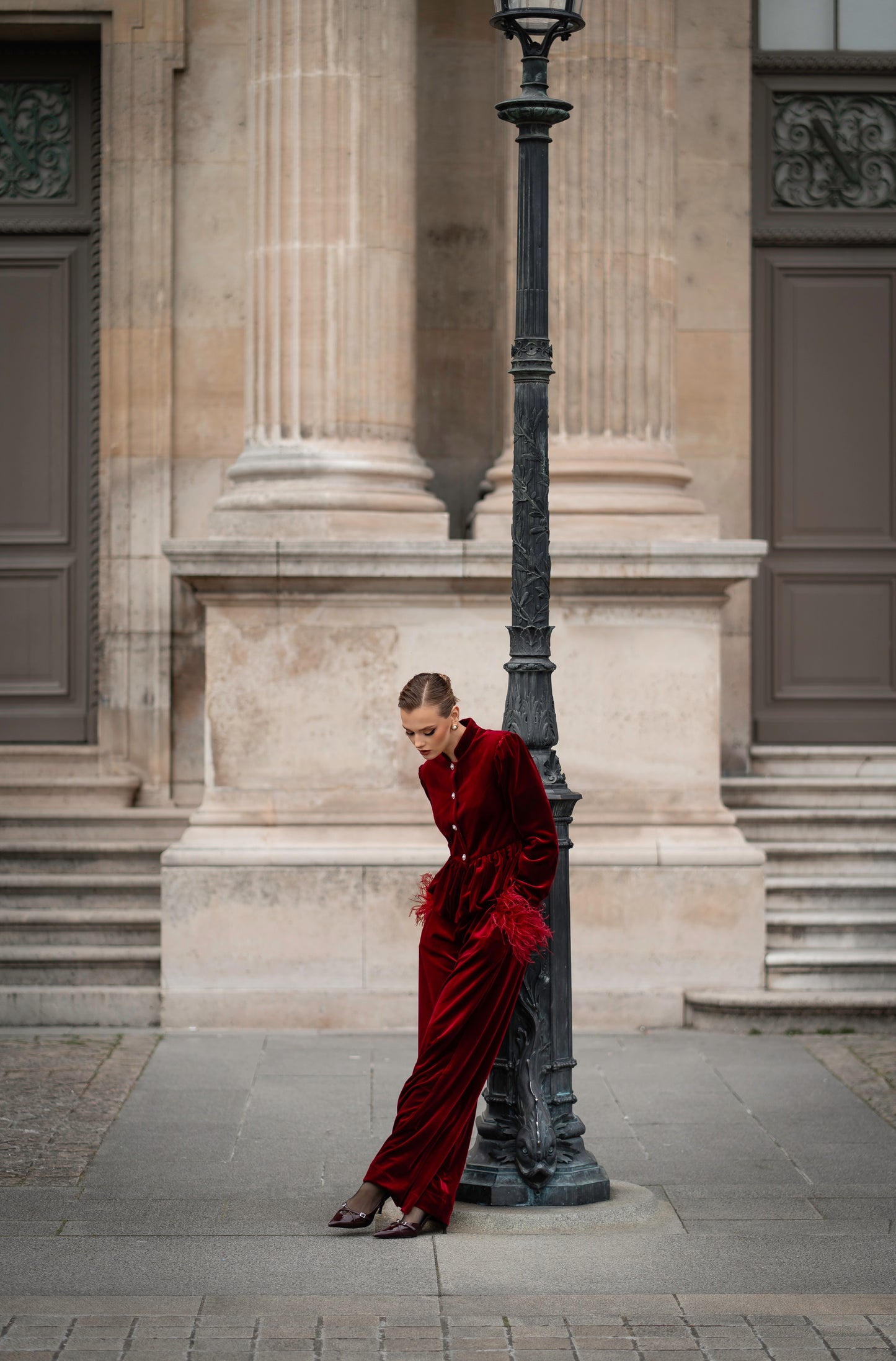 Velvet suit “L’impératrice”