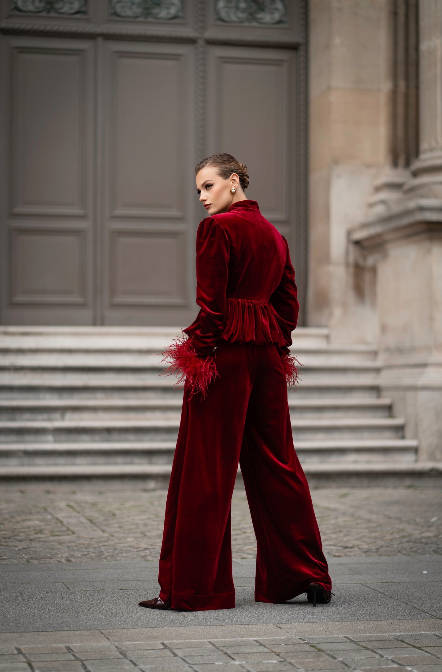 Velvet suit “L’impératrice”