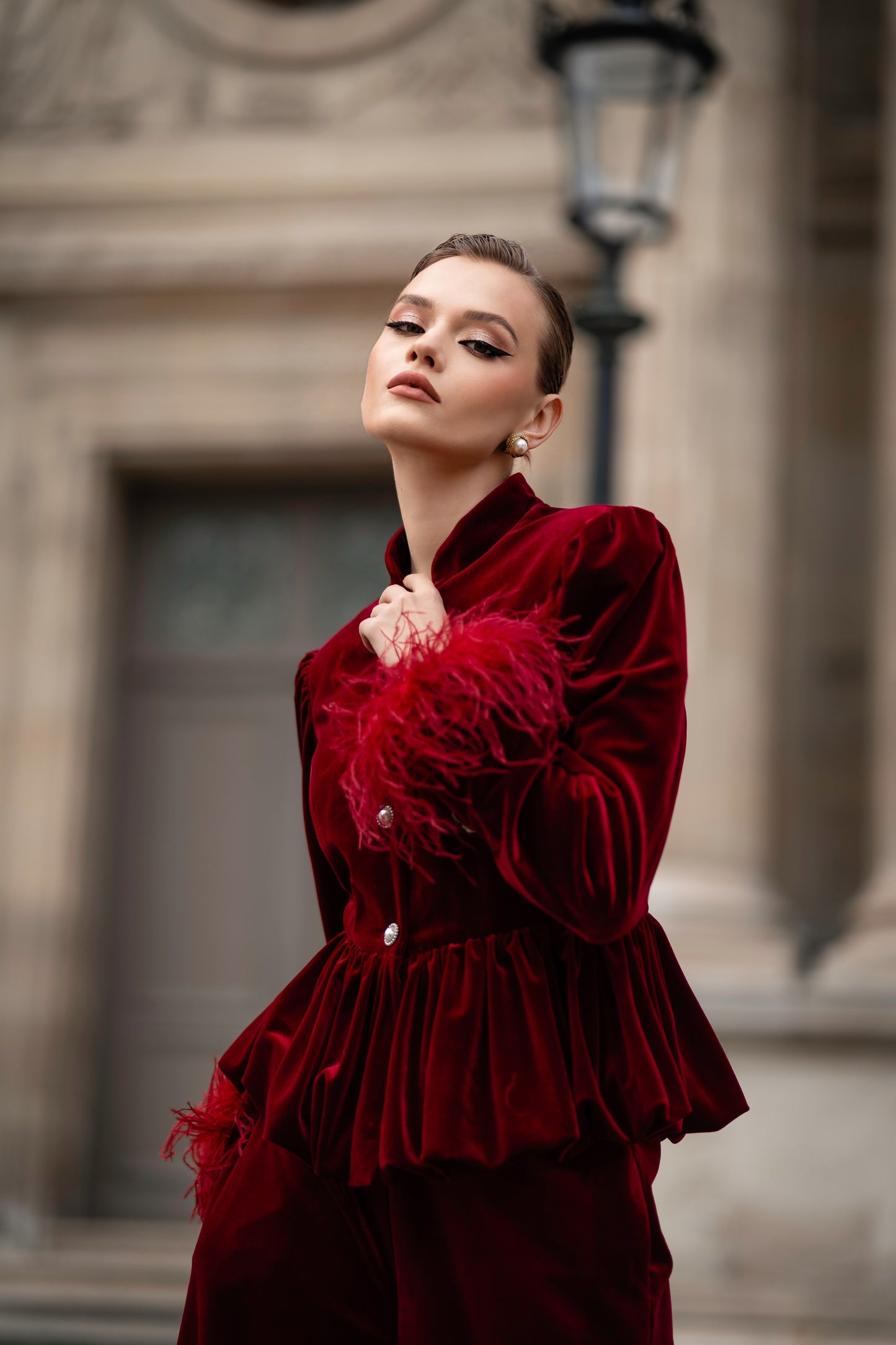 Velvet suit “L’impératrice”