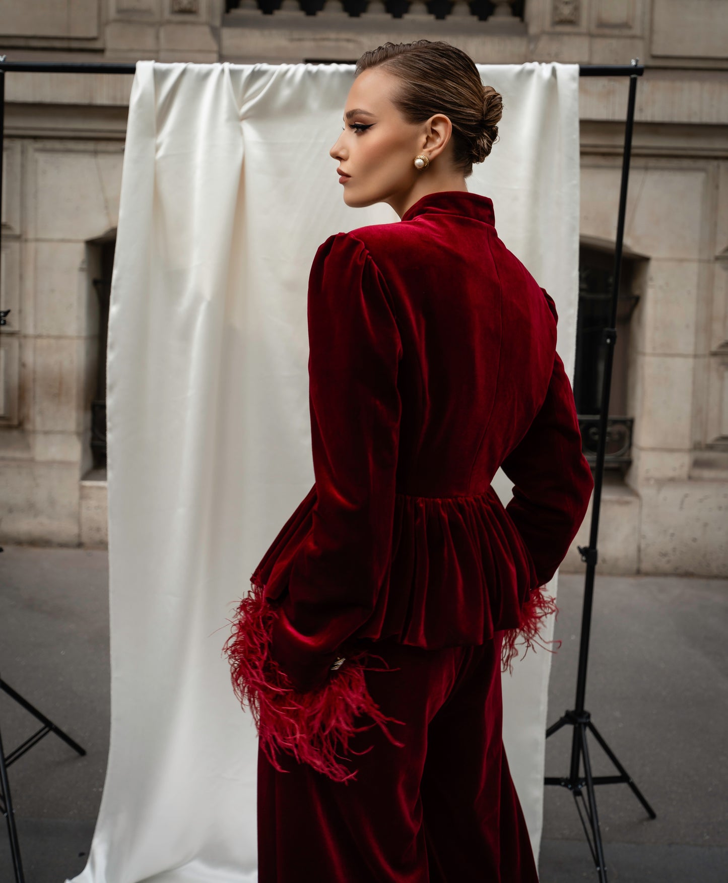 Velvet suit “L’impératrice”