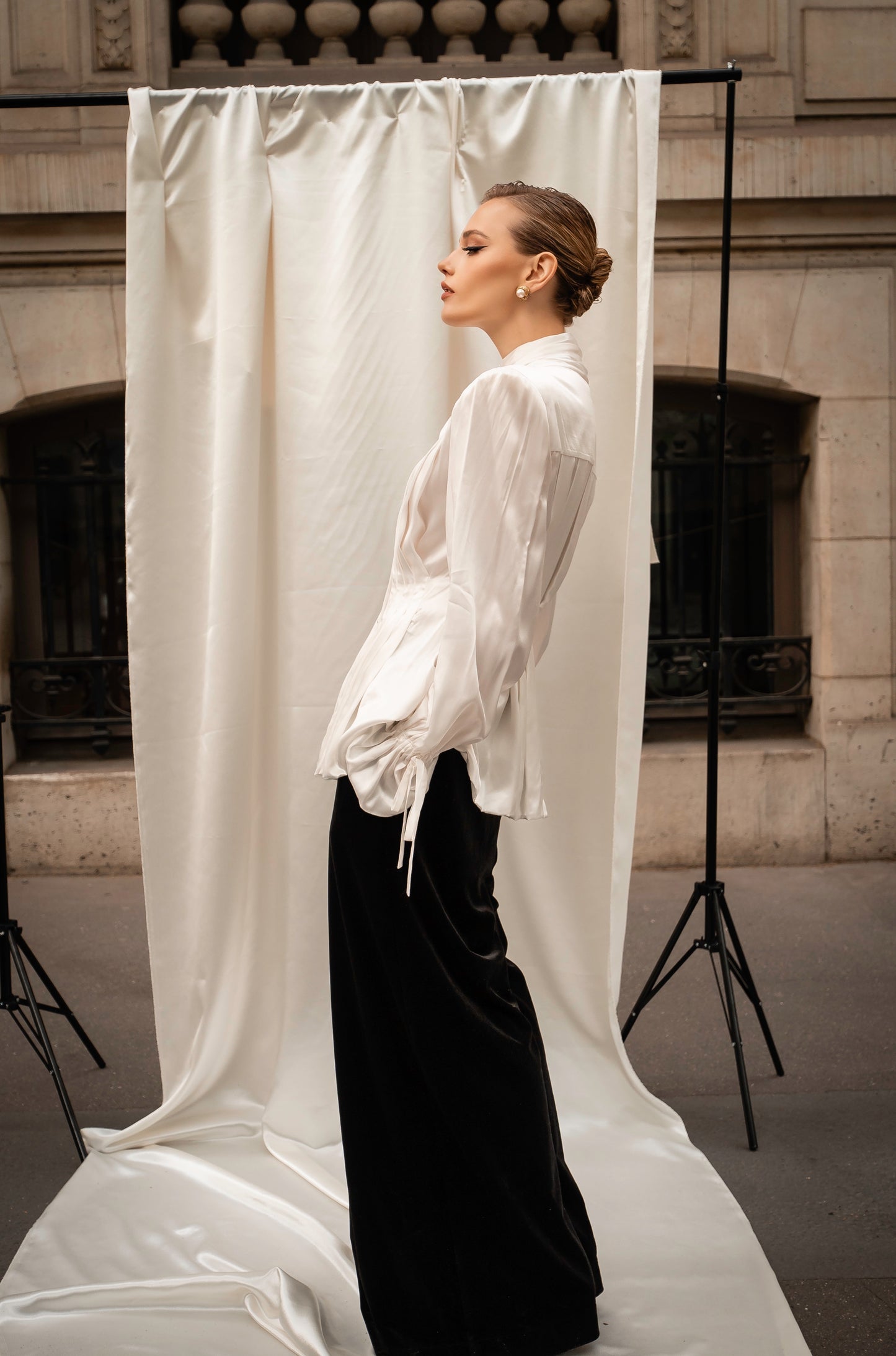 « White swan » blouse
